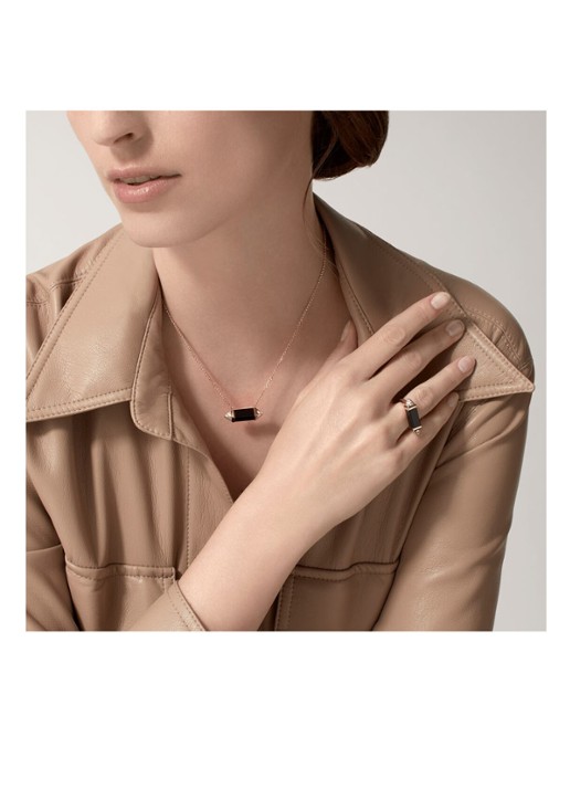 Cartier Les Berlingots de Cartier ketting met onyx en diamant CRB7224700 - detail 7 geelgoud
