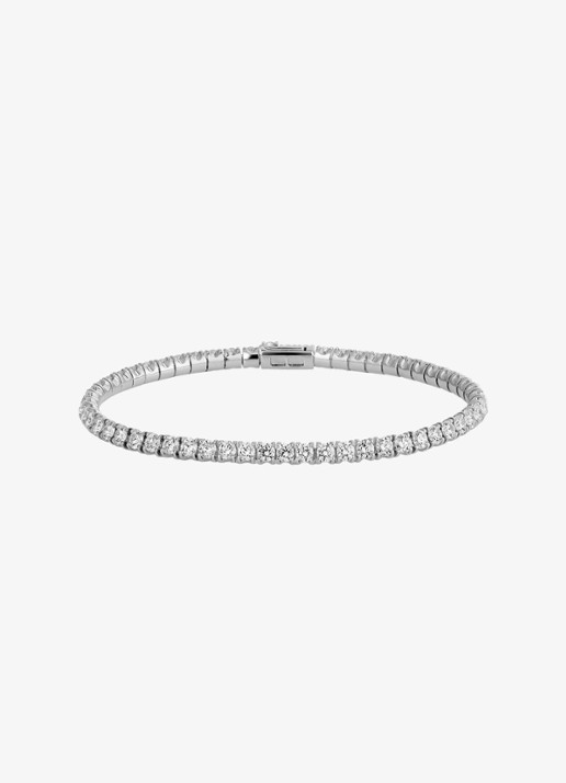 Cartier Lignes Essentielles armband van 18 karaat witgoud met 3.34 ct diamant CRN67079
