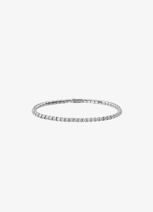 Cartier Lignes Essentielles armband van 18 karaat witgoud met 4.68 ct diamant CRN6708017