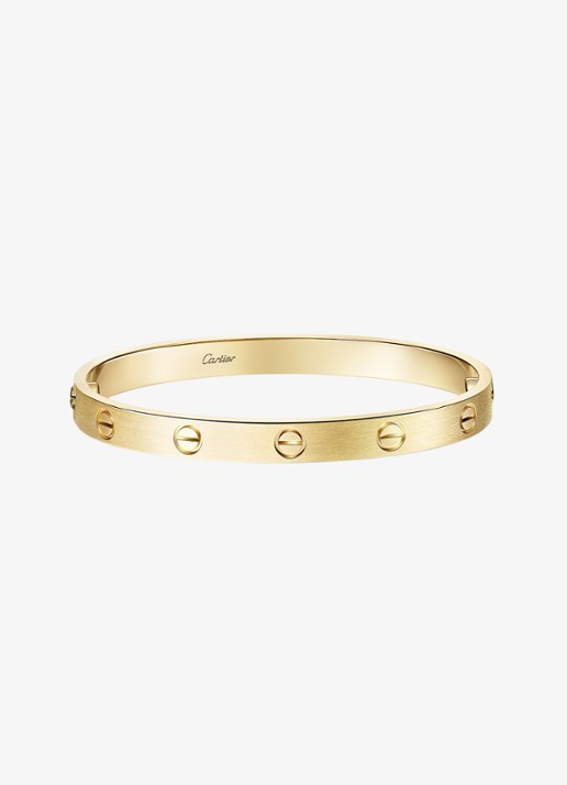 Cartier LOVE armband, klassiek model van 18 karaat geelgoud CRB6077017