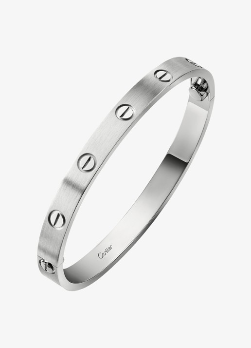 Cartier LOVE armband, klassiek model van 18 karaat witgoud CRB6077117 - detail 4 witgoud
