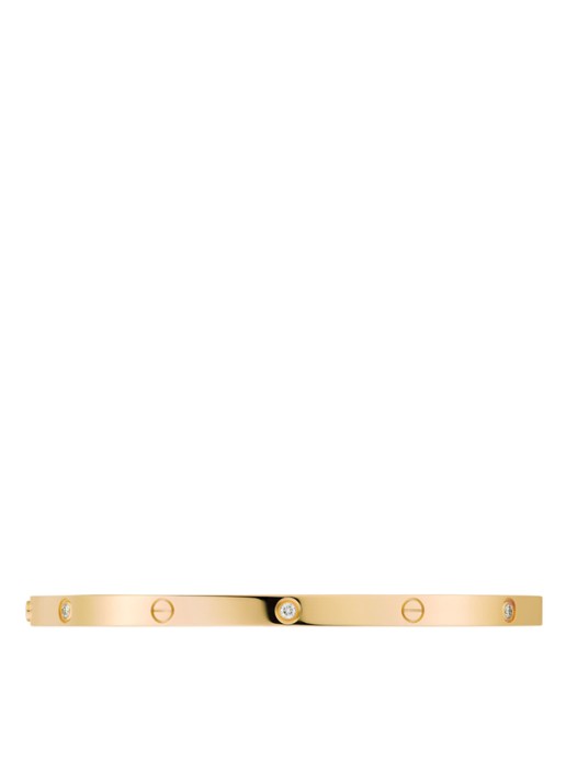 Cartier LOVE armband small van 18 karaat geelgoud met 6 diamanten CRB6047215 - detail 4 geelgoud
