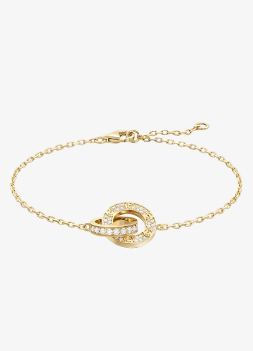 Cartier LOVE armband van 18 karaat geelgoud en 48 diamanten CRB6084600