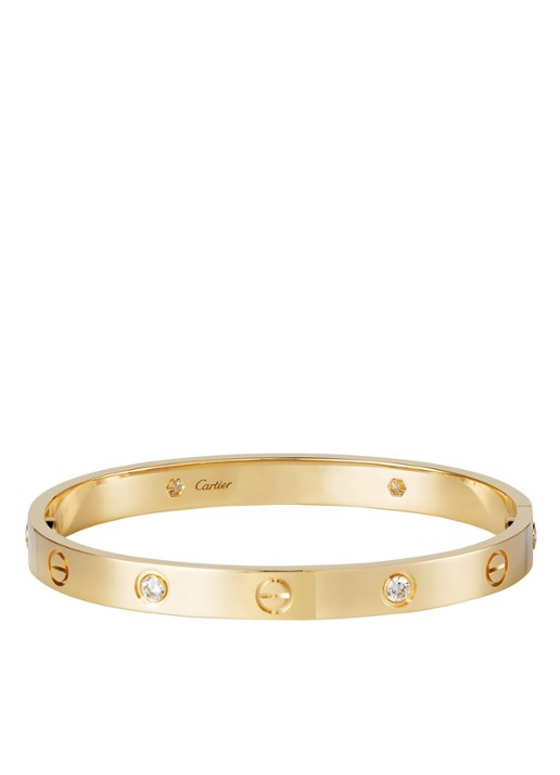 Cartier LOVE armband van 18 karaat geelgoud met diamanten CRB6070000