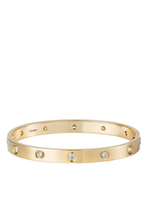 Cartier LOVE armband van 18 karaat geelgoud met diamanten CRB6070300