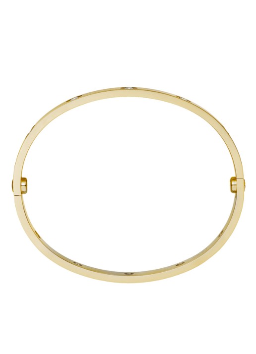 Cartier Love armband van 18k geelgoud met 10 diamanten CRB6047815 - detail 7 geelgoud