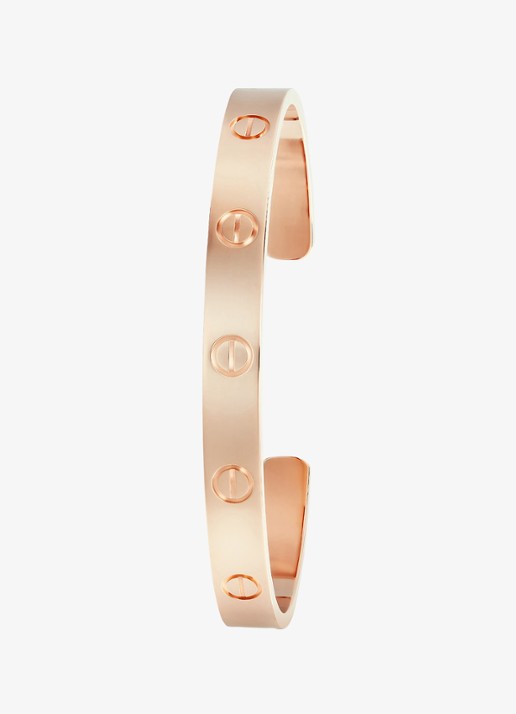 Cartier LOVE bangle, open, klassiek model van 18 karaat roségoud CRB6032617 - detail 3 roségoud