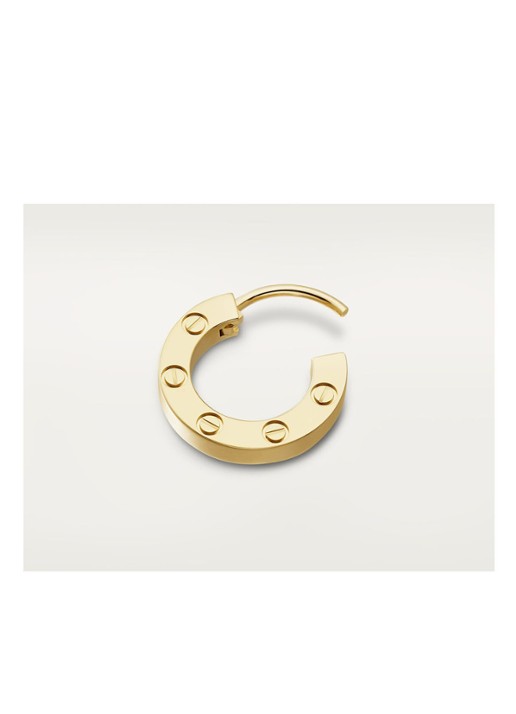 Cartier LOVE enkele oorbel van 18 karaat geelgoud CRB8301423 - detail geelgoud