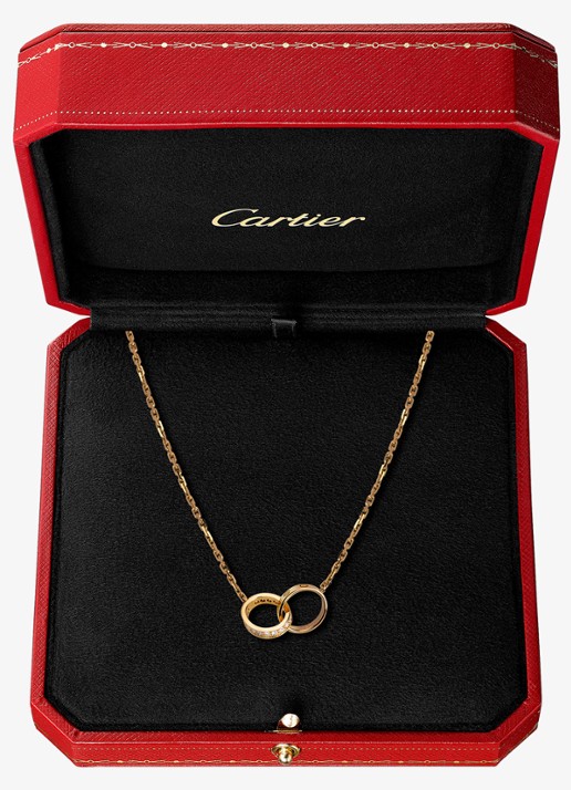 Cartier LOVE ketting van 18 karaat geelgoud met 0.22 ct diamant CRB7013800 - detail 4 geelgoud