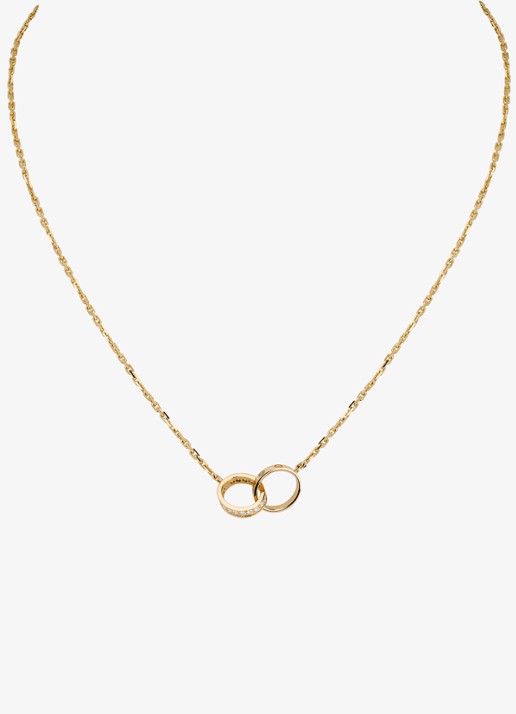 Cartier LOVE ketting van 18 karaat geelgoud met 0.22 ct diamant CRB7013800