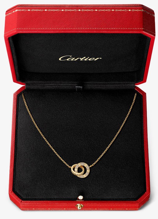 Cartier LOVE ketting van 18 karaat geelgoud met 48 diamanten CRB7225004 - detail 6 geelgoud