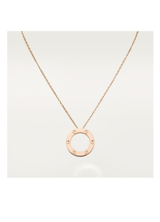 Cartier LOVE ketting van 18 karaat roségoud CRB7014400
