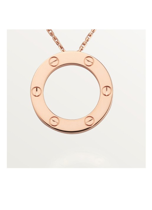 Cartier LOVE ketting van 18 karaat roségoud CRB7014400 - voorkant 2 roségoud