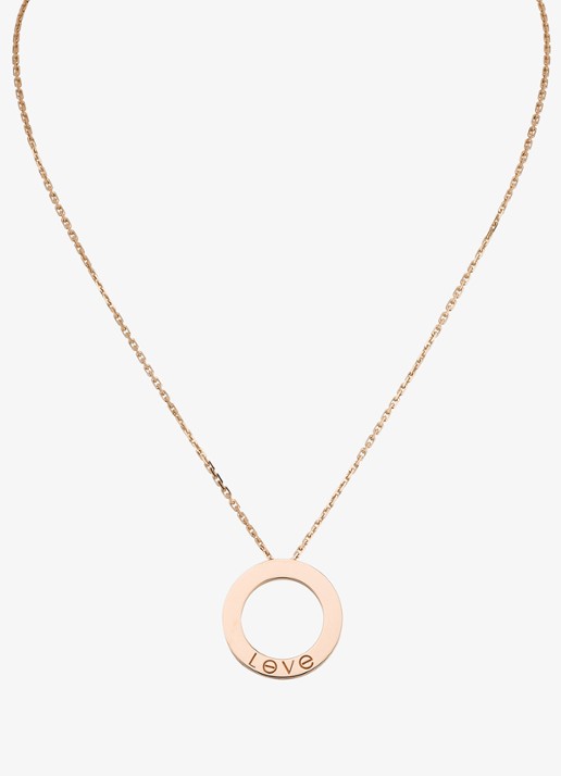 Cartier LOVE ketting van 18 karaat roségoud met 0.07 ct diamant CRB7014700 - detail 2 roségoud