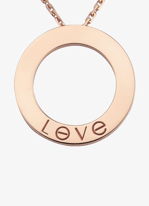 Cartier LOVE ketting van 18 karaat roségoud met 0.07 ct diamant CRB7014700 - detail 3 roségoud
