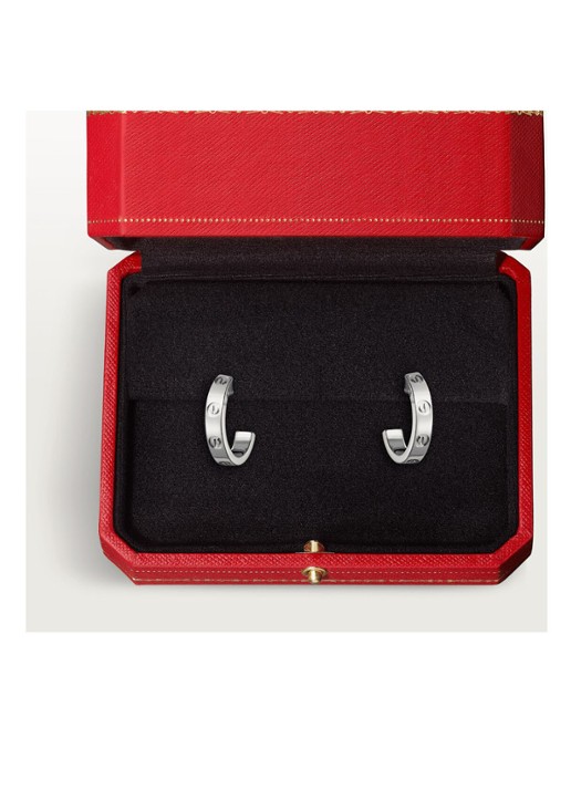 Cartier LOVE oorbellen van 18 karaat witgoud CRB8028900 - detail 5 witgoud