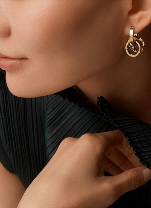 Cartier LOVE oorringen van 18 karaat geelgoud CRB8301499 - detail 3 geelgoud