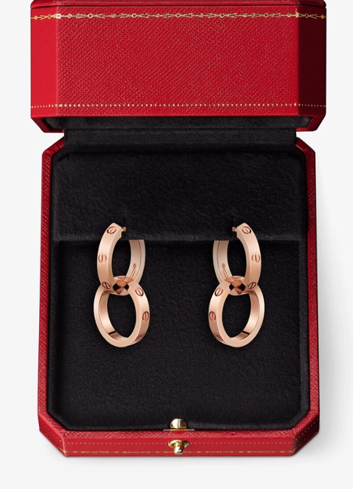 Cartier LOVE oorringen van 18 karaat roségoud CRB8301498 - detail 5 roségoud