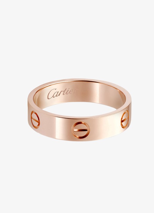 Cartier LOVE ring, klassiek model van 18 karaat roségoud CRB40848 - voorkant 7 roségoud