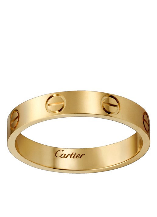 Cartier LOVE ring, klein model van 18 karaat geelgoud CRB40850