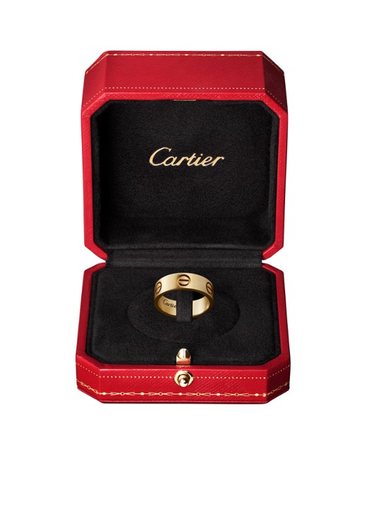 Cartier Love ring van 18 karaat geelgoud CRB4084600 - detail geelgoud