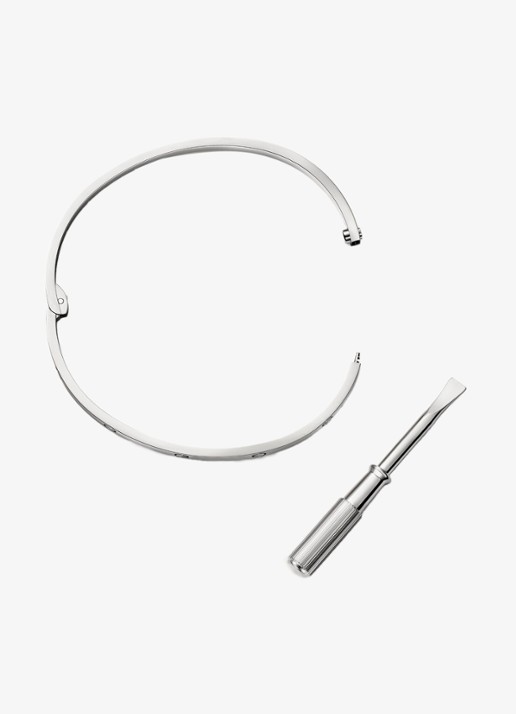 Cartier LOVE Small armband van 18 karaat witgoud CRB6079215 - detail 5 witgoud