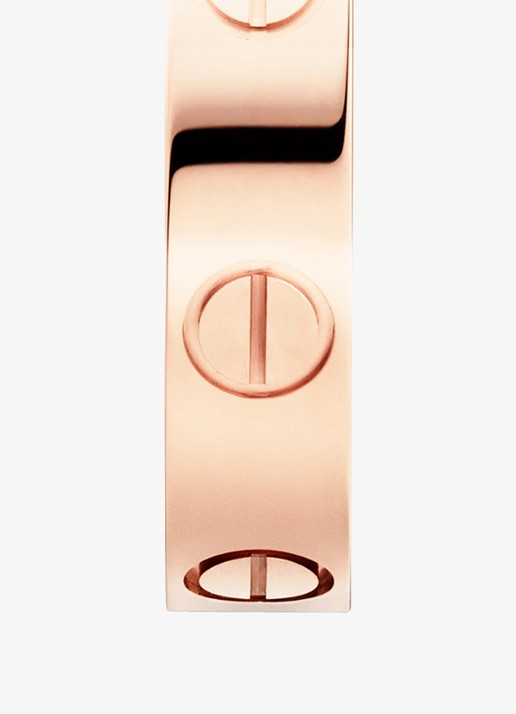 Cartier LOVE trouwring, klein model van 18 karaat roségoud CRB4085200 - detail 3 roségoud