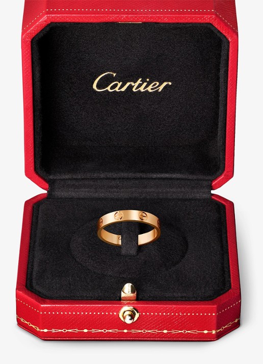 Cartier LOVE trouwring, klein model van 18 karaat roségoud CRB4085200 - detail 7 roségoud