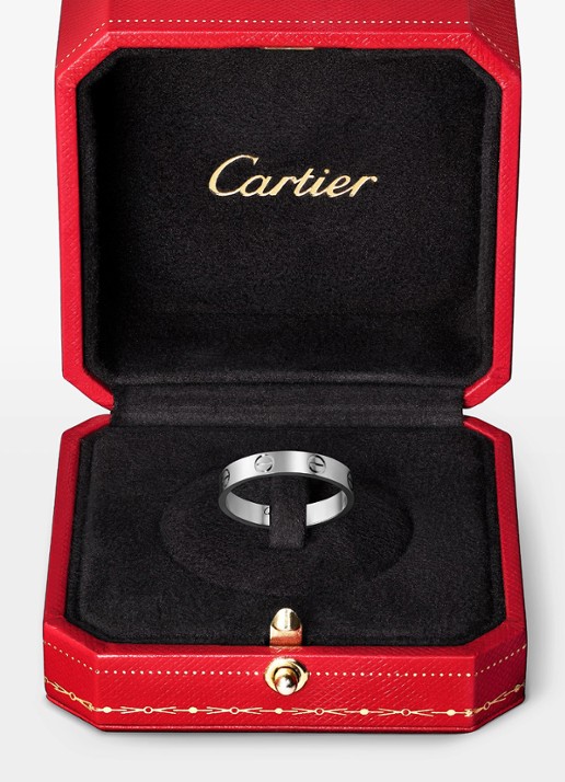Cartier Love trouwring van platina CRB4085363 - detail 7 zilver