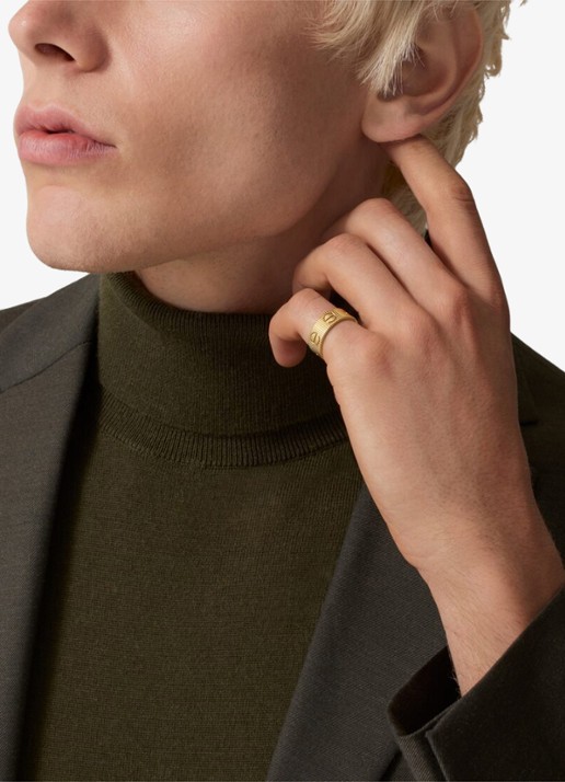Cartier LOVE Unlimited ring van 18 karaat geelgoud CRB42475 - detail geelgoud
