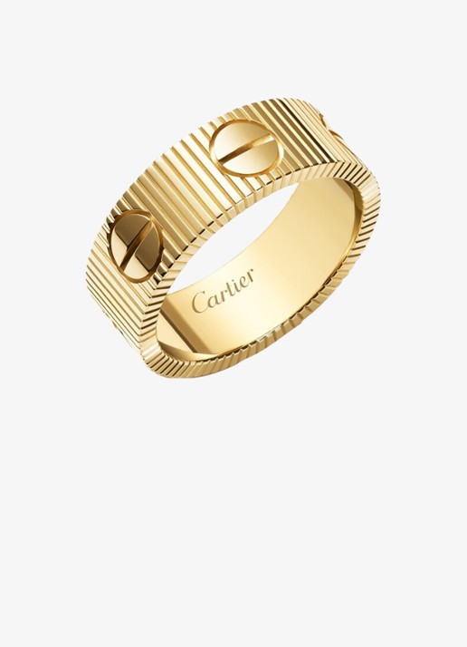 Cartier LOVE Unlimited ring van 18 karaat geelgoud CRB42475 - voorkant 7 geelgoud