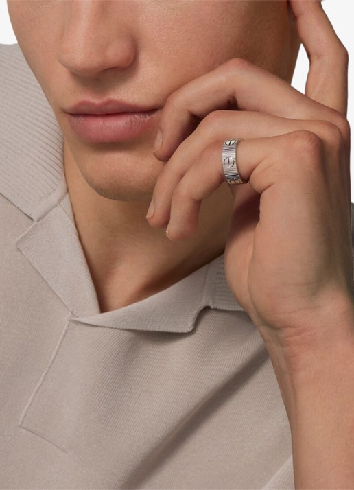 Cartier LOVE Unlimited ring van 18 karaat witgoud CRB42477 - detail 3 witgoud