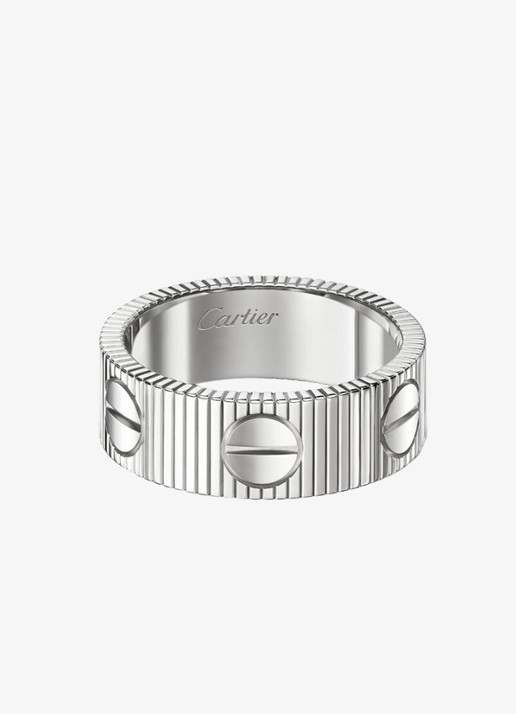 Cartier LOVE Unlimited ring van 18 karaat witgoud CRB42477