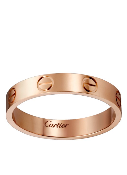 Cartier Love Wedding band ring van 18 karaat roségoud CRB4085200