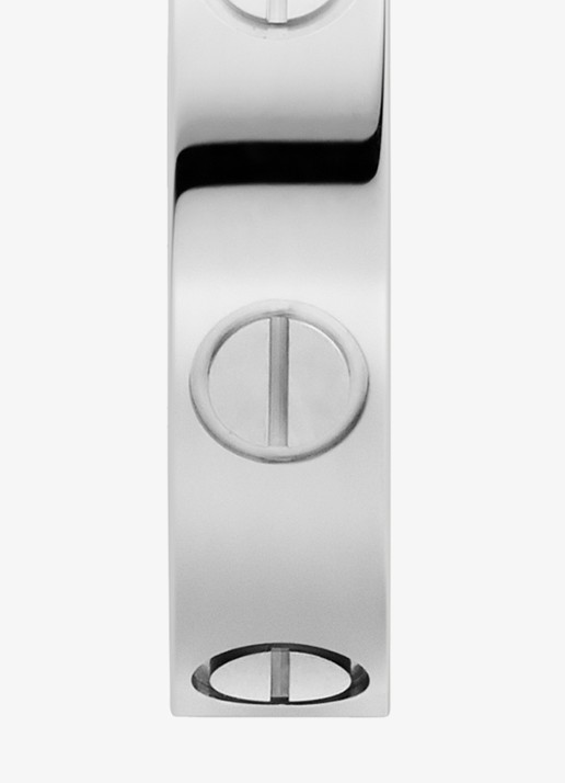 Cartier Love Wedding band ring van 18 karaat witgoud CRB4085100 - detail witgoud