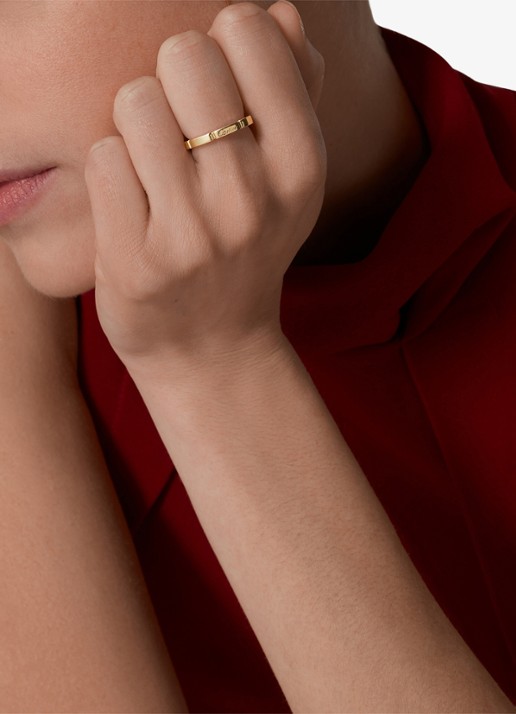 Cartier Maillon Panth??re wedding band - achterkant 8 geelgoud