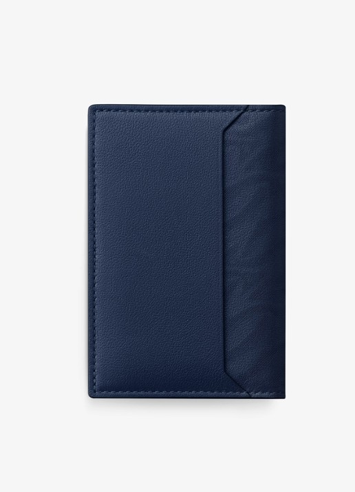 Cartier Must de Cartier pasjeshouder van kalfsleer CRL3002481 - achterkant 5 blauw