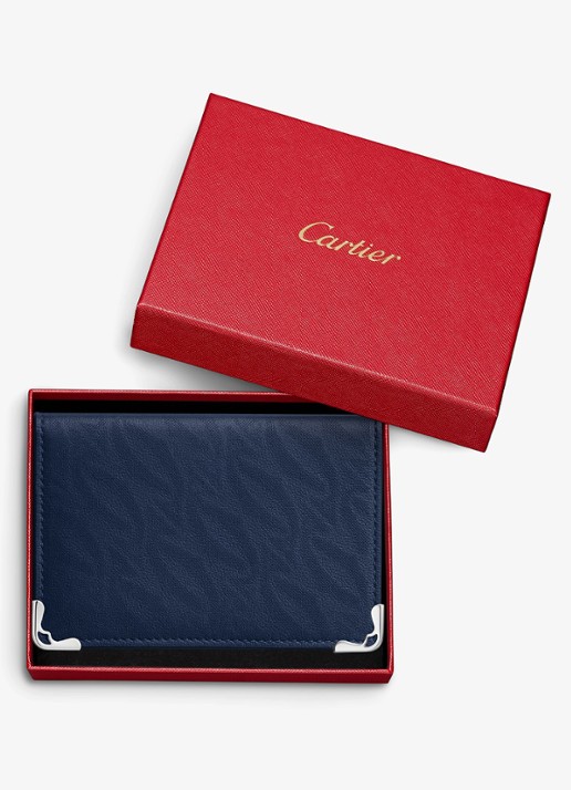 Cartier Must de Cartier pasjeshouder van kalfsleer CRL3002481 - detail 2 blauw