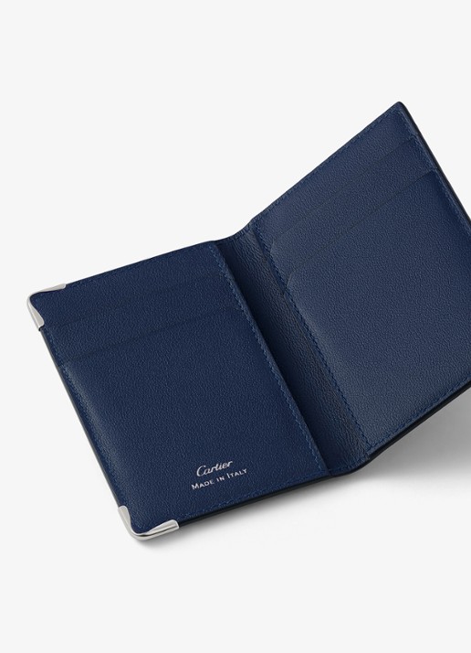 Cartier Must de Cartier pasjeshouder van kalfsleer CRL3002481 - voorkant 4 blauw