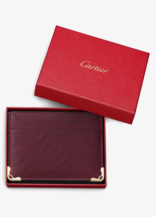 Cartier Must de Cartier pasjeshouder van kalfsleer CRL3002522 - detail 3 bordeauxrood