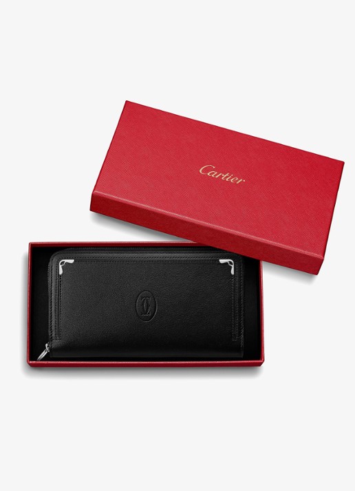 Cartier Must de Cartier ritsportemonnee van kalfsleer CRL3001489 - detail 6 zwart