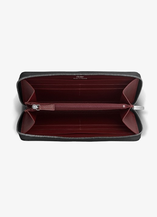 Cartier Must de Cartier ritsportemonnee van kalfsleer CRL3001489 - voorkant 2 zwart