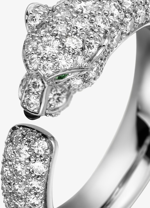 Cartier Panth??re de Cartier ring - detail 3 witgoud