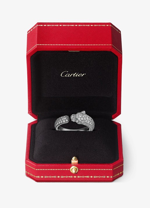 Cartier Panth??re de Cartier ring - detail 4 witgoud