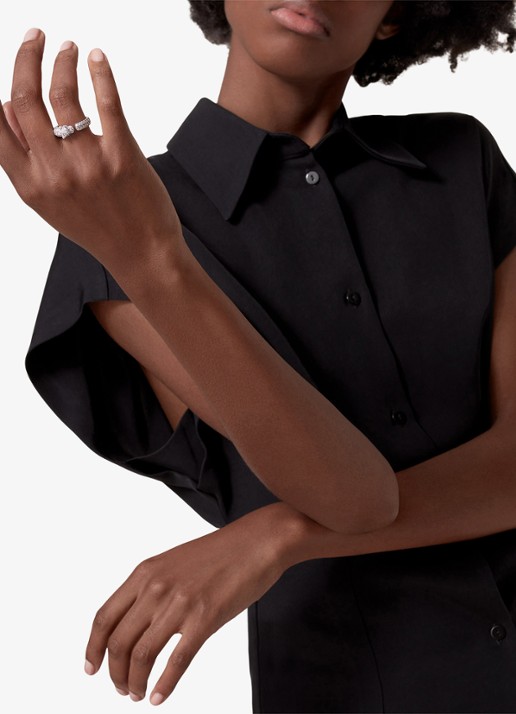Cartier Panth??re de Cartier ring - voorkant 7 witgoud