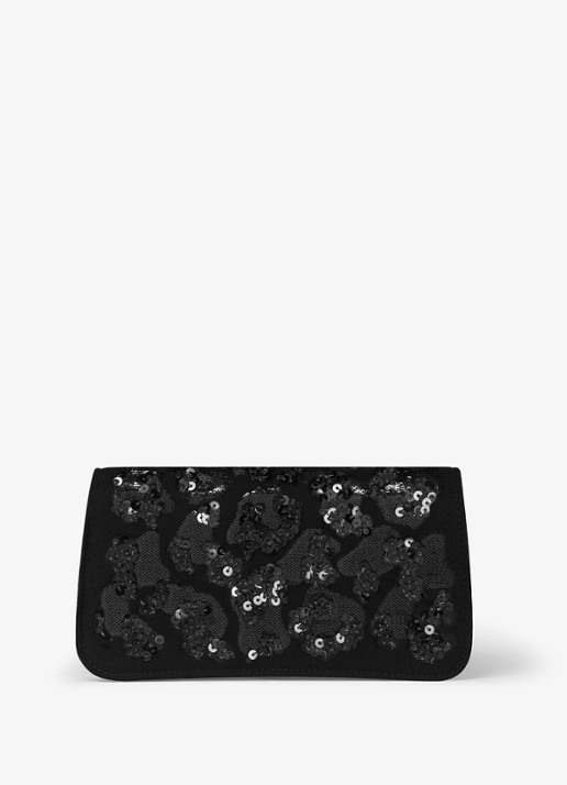 Cartier Panthère C de Cartier Mini crossbodytas met pailletten CRL1002521 - achterkant 4 zwart