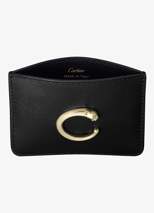 Cartier Panthère C de Cartier pasjeshouder van kalfsleer CRL3002036 - voorkant 6 zwart