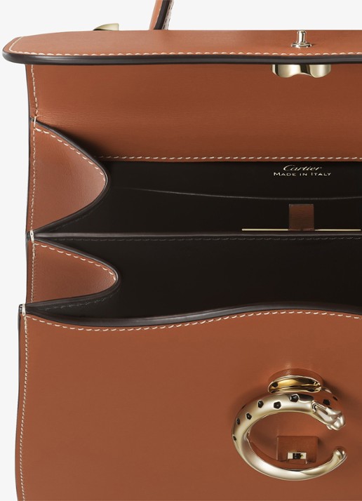 Cartier Panthère C de Cartier Small handtas van kalfsleer CRL1002576 - detail 4 bruin