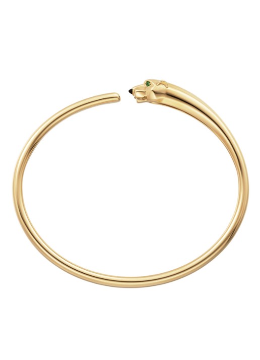 Cartier Panthère de Cartier armband van 18 karaat geelgoud met onyx en tsavoriet CRB6067200 - detail 3 geelgoud