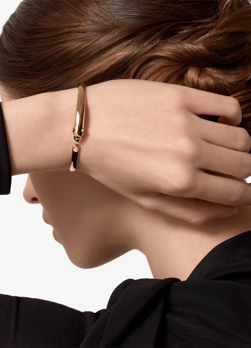 Cartier Panthère de Cartier bangle, klein model van 18 karaat roségoud CRB6078417 - achterkant 8 roségoud